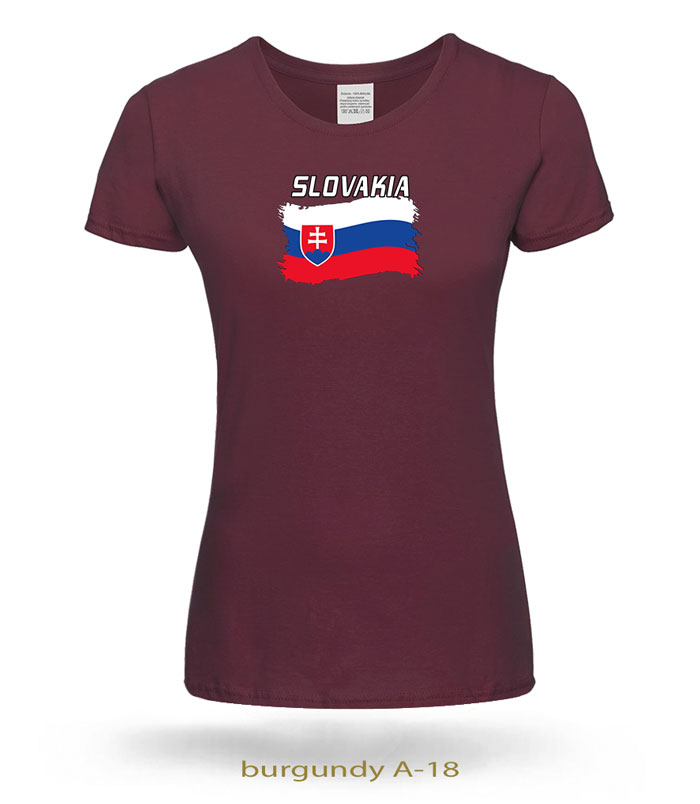 Trička dámske SLOVAKIA VLAJKA