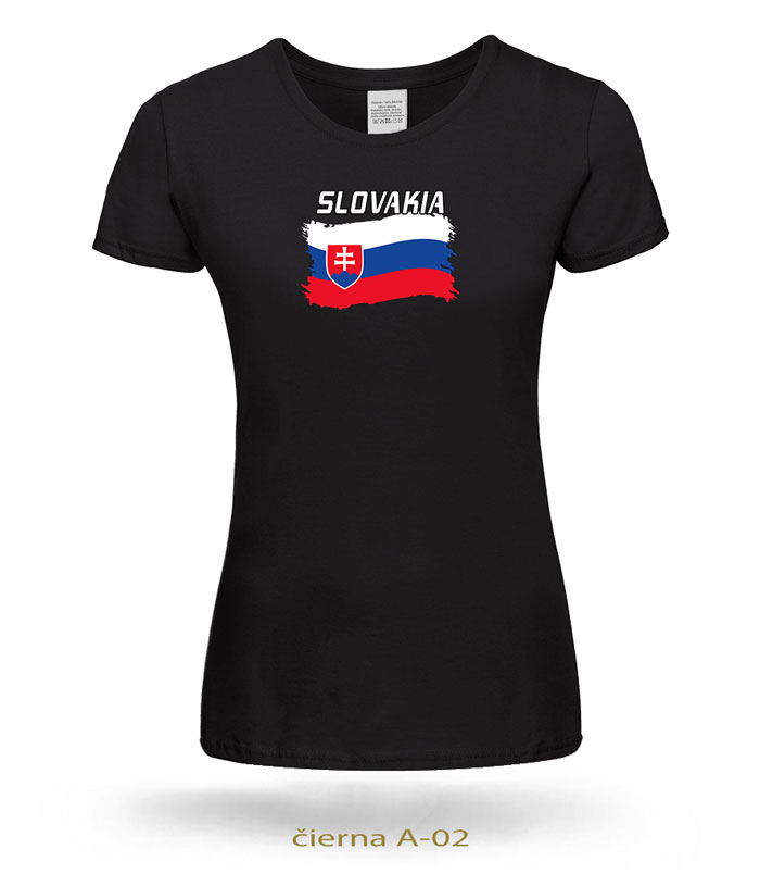 Trička dámske SLOVAKIA VLAJKA