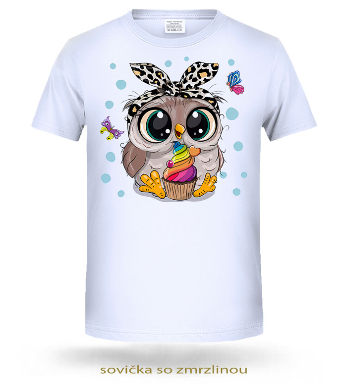 Tričká detské SOVIČKY 