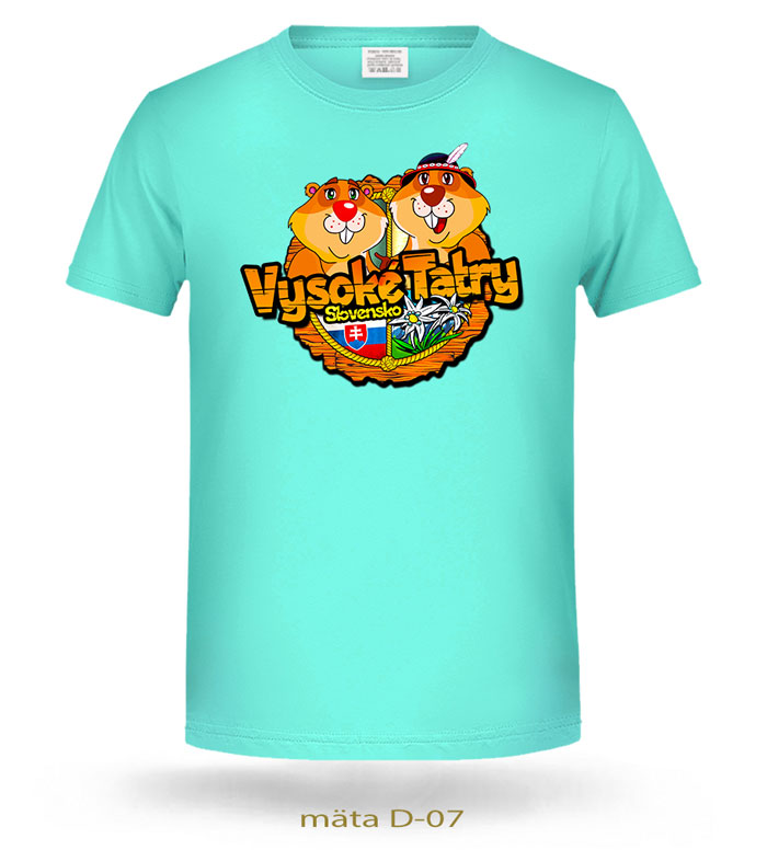 Tričká detské SVIŠTE V TATRÁCH
