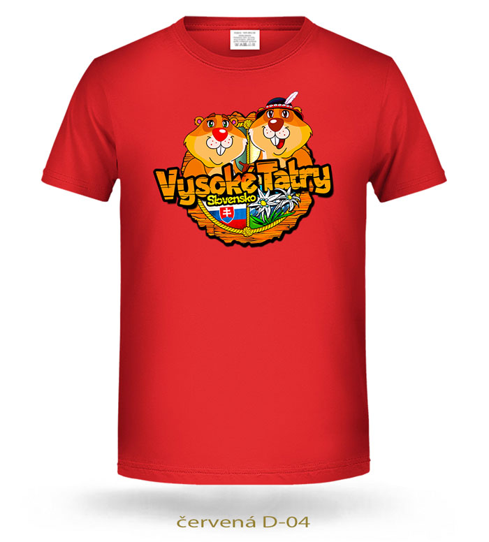Tričká detské SVIŠTE V TATRÁCH