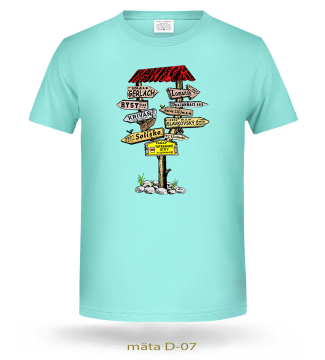 Trička detské VYSOKÉ TATRY ROZCESTNÍK