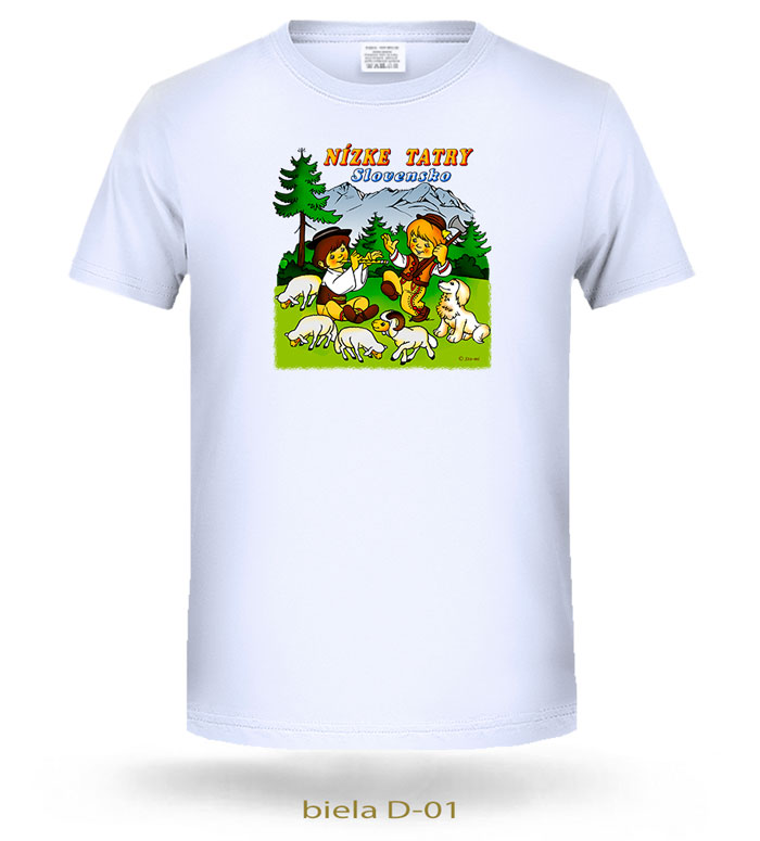 Tričká detské PASTIERI NÍZKE TATRY