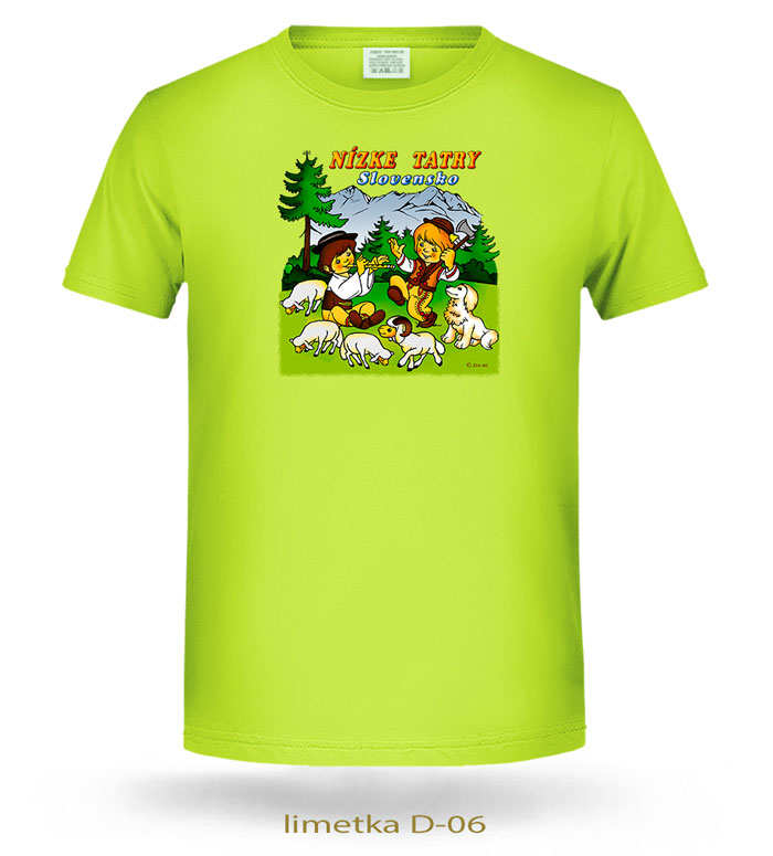 Tričká detské PASTIERI NÍZKE TATRY