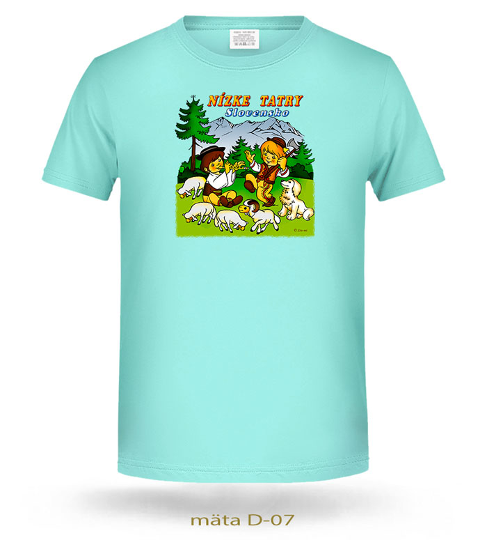Tričká detské PASTIERI NÍZKE TATRY