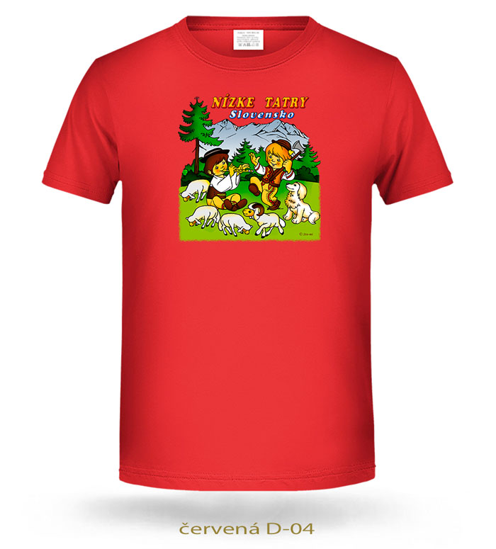 Tričká detské PASTIERI NÍZKE TATRY