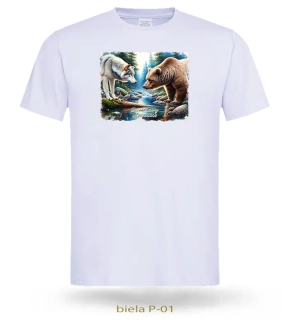Trička pánske VLK MEDVEĎ TATRY SLOVENSKO