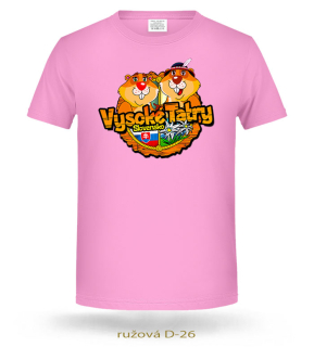 Tričká detské SVIŠTE V TATRÁCH